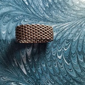 Tiffany & Co. Sterling Silver Mesh Ring
